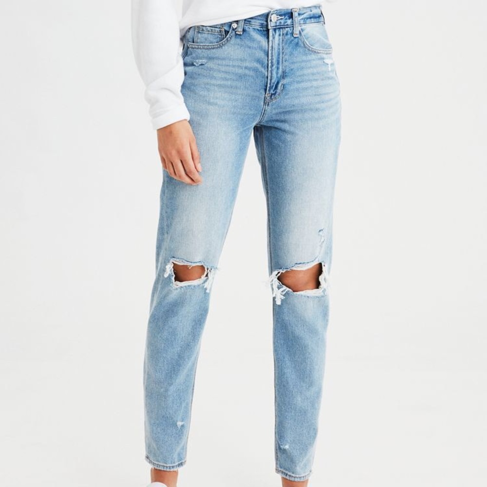 american eagle mom jeans